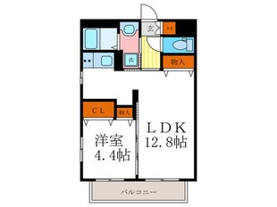 ティアレ長岡京の物件間取画像